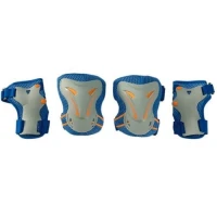 Набор защиты Tech Team Safety line 400, цвет синий (размер L)