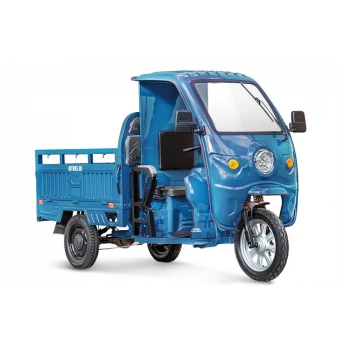 Грузовой электротрицикл Rutrike Гермес 1500 60V1200W темно-синий матовый
